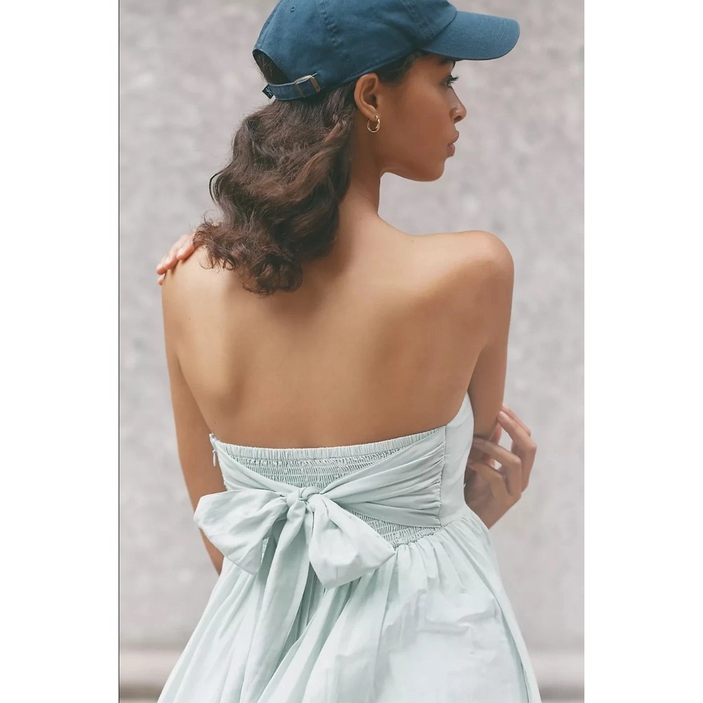 Sundays Aphrodite Strapless Maxi Dress NWT
SIZE M

in sky gray - Picture 5 of 16
